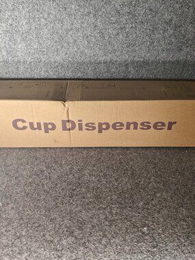 Cup Dispenser Wall Mount Adjustable Tube Holder NEW